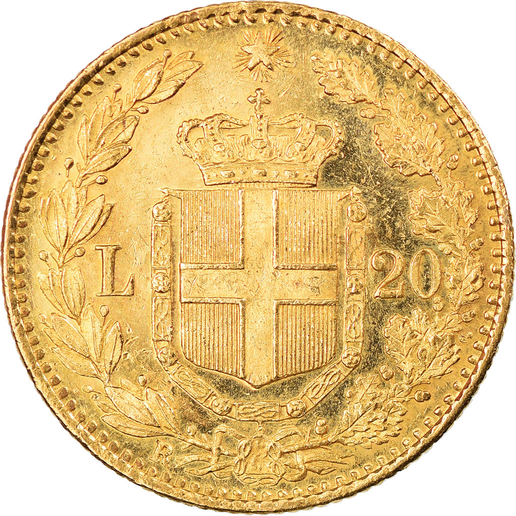 Monnaie, Italie, Umberto I, 20 Lire, 1882, Rome, SUP+, Or, KM:21