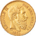 Coin, Belgium, Leopold II, 20 Francs, 20 Frank, 1870, AU(50-53), Gold, KM:32