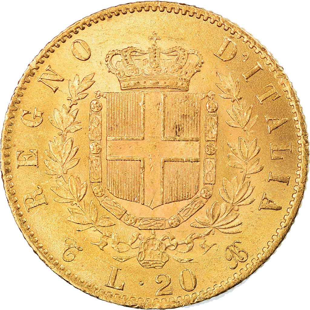 Moneda, Italia, Vittorio Emanuele II, 20 Lire, 1865, Torino, EBC, Oro, KM:10.1