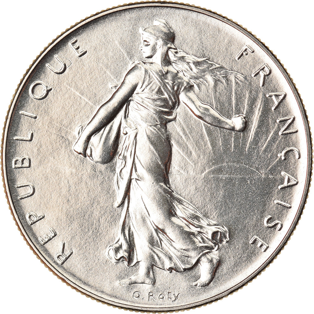 Coin, France, Semeuse, Franc, 1987, Paris, MS(65-70), Nickel, KM:925.1