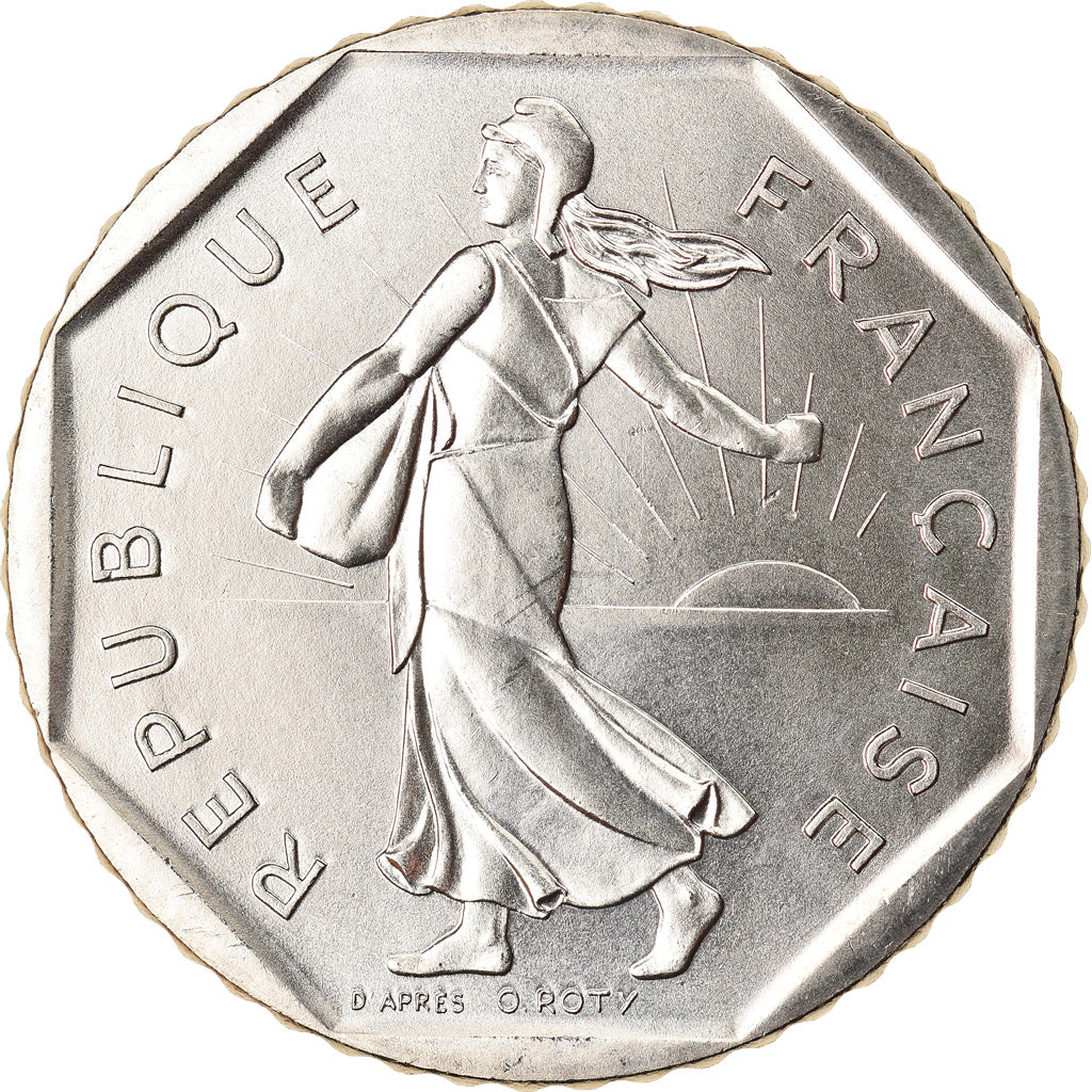 Moneta, Francia, Semeuse, 2 Francs, 1987, Paris, FDC, Nichel, KM:942.1