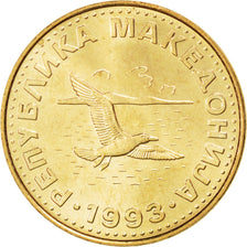 MACEDONIA, 50 Deni, 1993, KM #1, MS(63), Brass, 21.5, 4.08