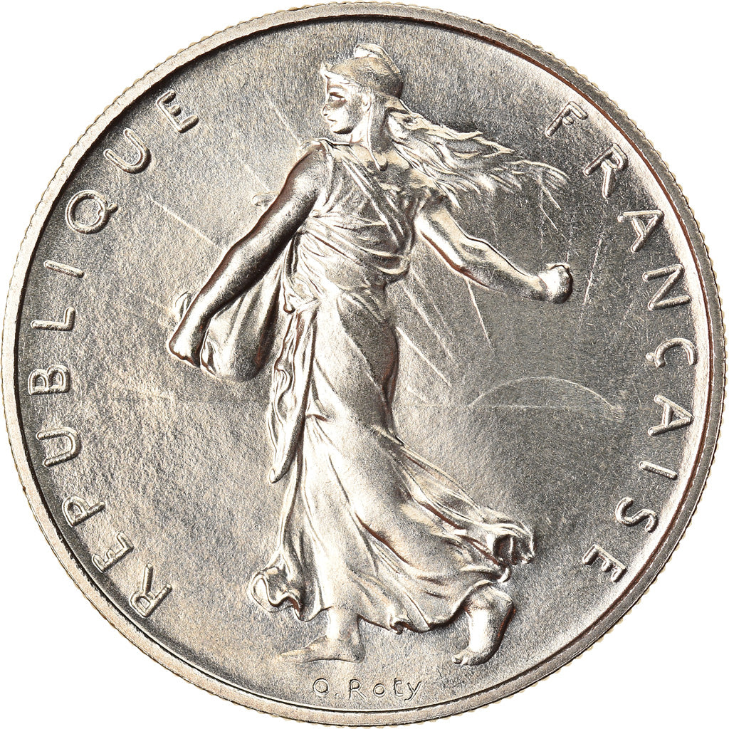 Coin, France, Semeuse, Franc, 1986, Paris, MS(65-70), Nickel, KM:925.1