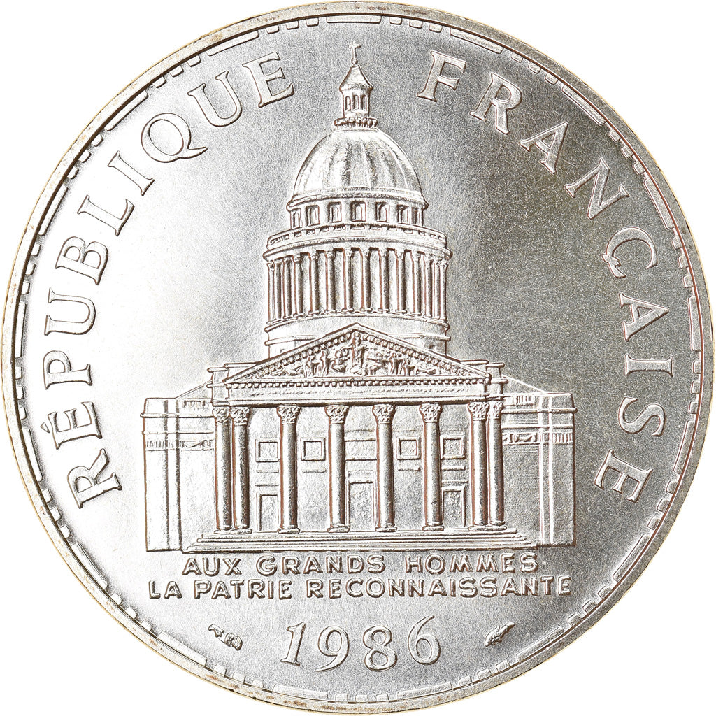 Monnaie, France, Panthéon, 100 Francs, 1986, Paris, FDC, Argent, Gadoury:898