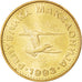 Coin, Macedonia, 50 Deni, 1993, MS(63), Brass, KM:1