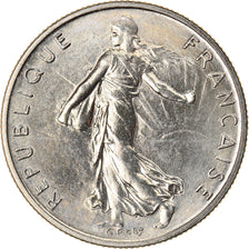 Munten, Frankrijk, Semeuse, 1/2 Franc, 1980, Paris, FDC, Nickel, KM:931.1