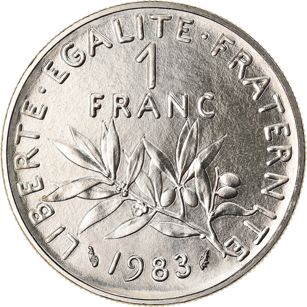 Monnaie, France, Semeuse, Franc, 1983, Paris, FDC, Nickel, Gadoury:474, KM:925.1