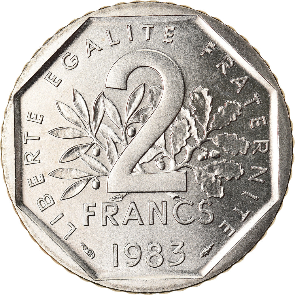 Monnaie, France, Semeuse, 2 Francs, 1983, Paris, FDC, Nickel, Gadoury:547