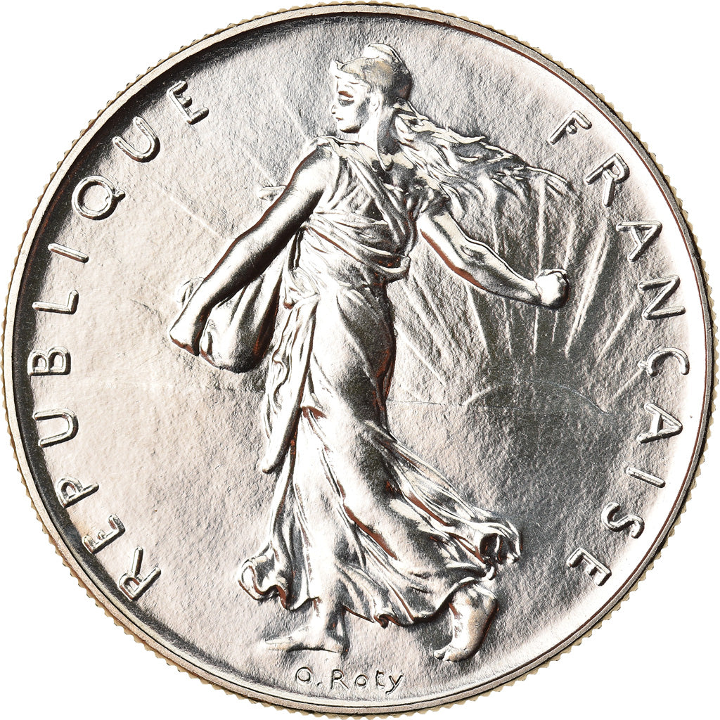 Coin, France, Semeuse, Franc, 1988, Paris, MS(65-70), Nickel, KM:925.1