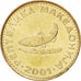 Moneta, Macedonia, 2 Denari, 2001, SPL, Ottone, KM:3