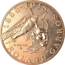 Coin, France, Roland Garros, 10 Francs, 1988, Paris, MS(65-70), Aluminum-Bronze