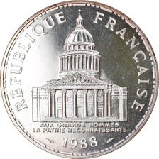 Coin, France, Panthéon, 100 Francs, 1988, Paris, MS(65-70), Silver, KM:951.1