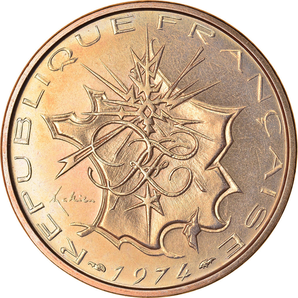 Monnaie, France, Mathieu, 10 Francs, 1974, Paris, FDC, Nickel-brass
