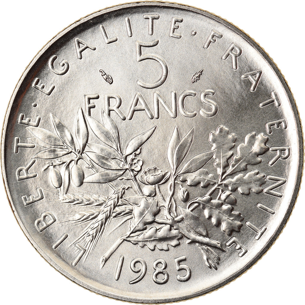 Monnaie, France, Semeuse, 5 Francs, 1985, Paris, FDC, Nickel Clad Copper-Nickel
