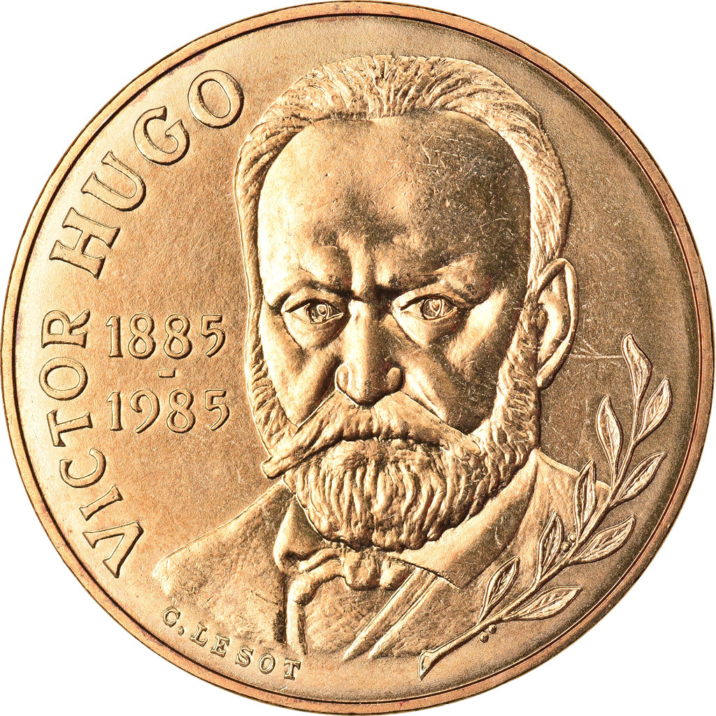 Münze, Frankreich, Victor Hugo, 10 Francs, 1985, Paris, STGL, Nickel-Bronze