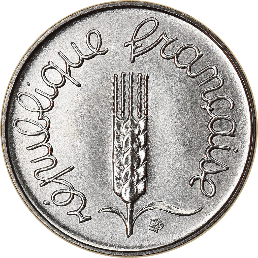 Moeda, França, Épi, Centime, 1984, Paris, MS(65-70), Aço Inoxidável, KM:928