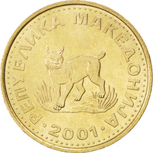 Macedonia, 5 Denari, 2001, SPL, Ottone, KM:4