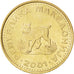 Macedonia, 5 Denari, 2001, SPL, Ottone, KM:4