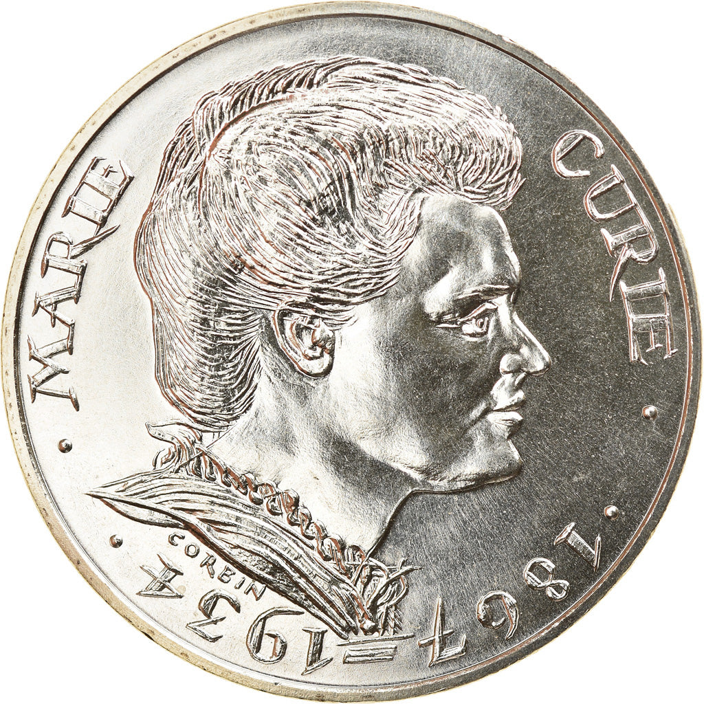 Monnaie, France, Marie Curie, 100 Francs, 1984, Paris, FDC, Argent, Gadoury:899