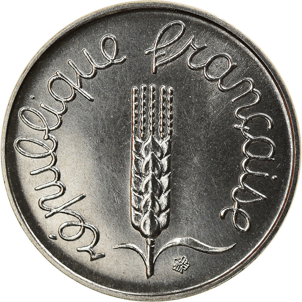 Moeda, França, Épi, Centime, 1982, Paris, MS(65-70), Aço Inoxidável, KM:928