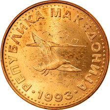Coin, Macedonia, 50 Deni, 1993, MS(63), Brass, KM:1