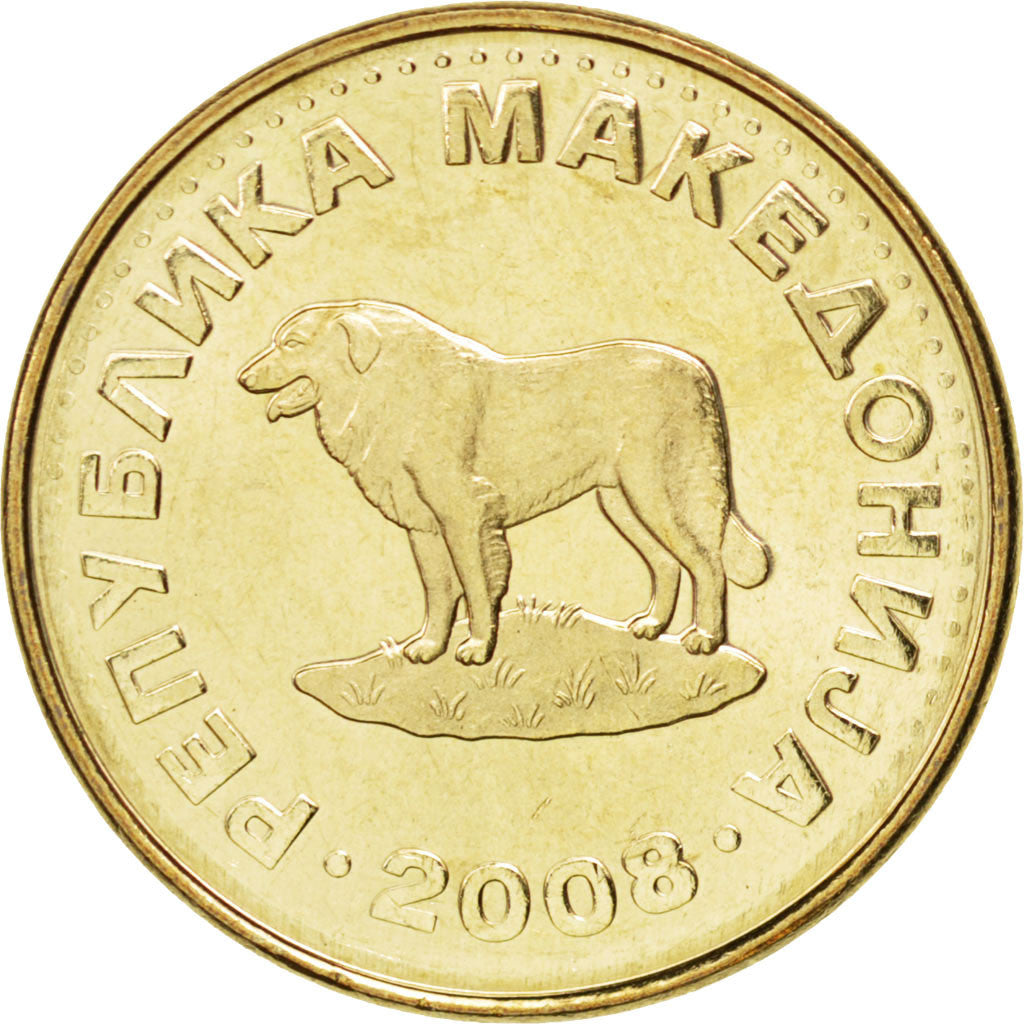 Macedonia, Denar, 2008, SPL, Ottone, KM:2