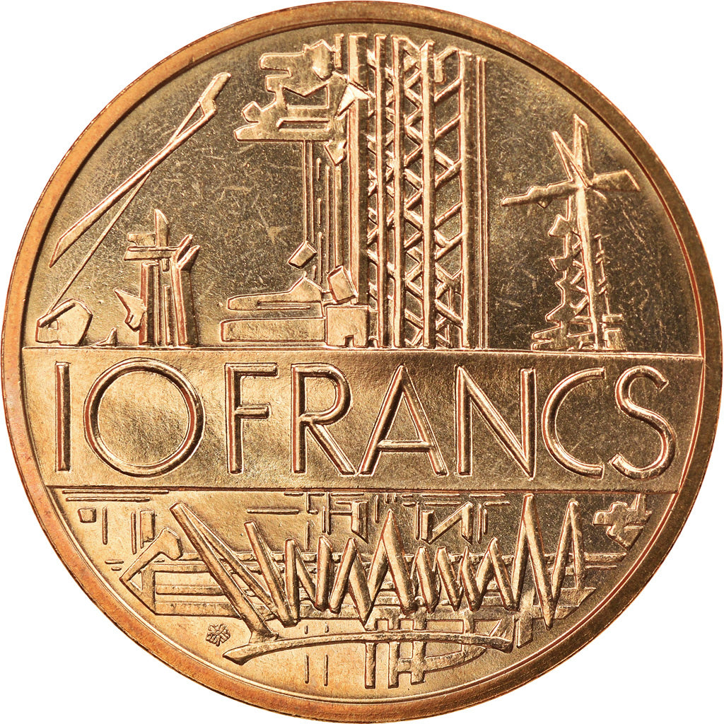 Coin, France, Mathieu, 10 Francs, 1982, Paris, MS(65-70), Nickel-brass, KM:940