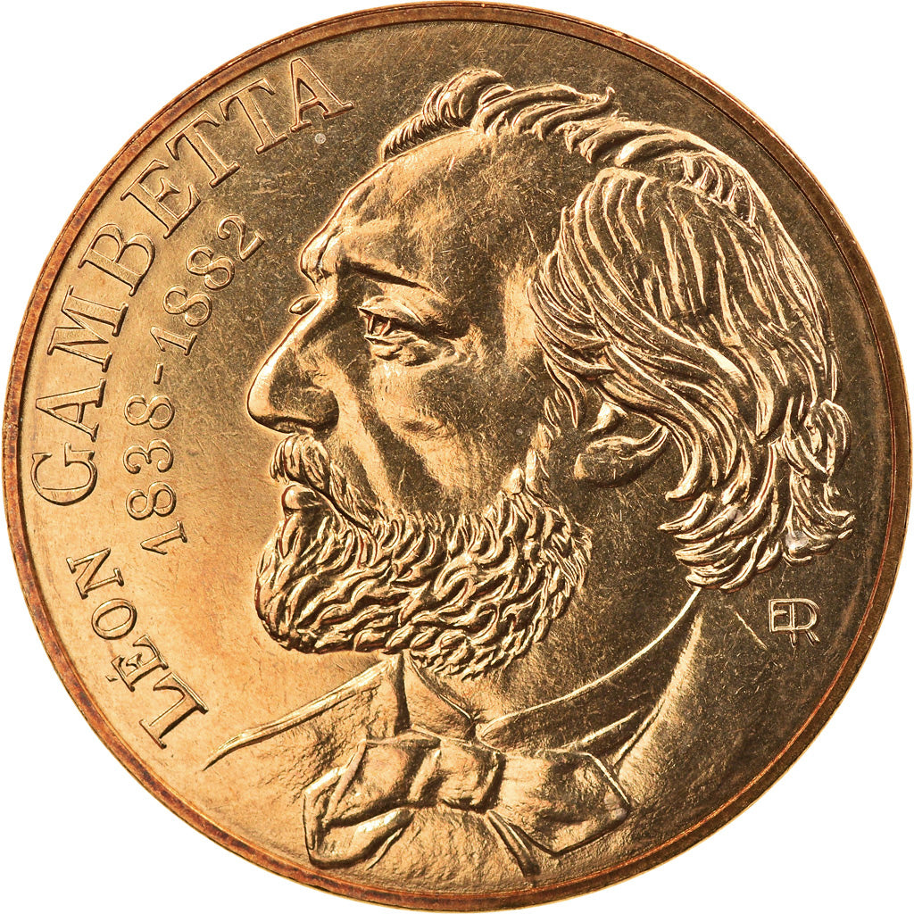Coin, France, Gambetta, 10 Francs, 1982, Paris, MS(65-70), Nickel-Bronze