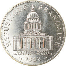 Moneta, Francia, Panthéon, 100 Francs, 1982, Paris, FDC, Argento, KM:951.1