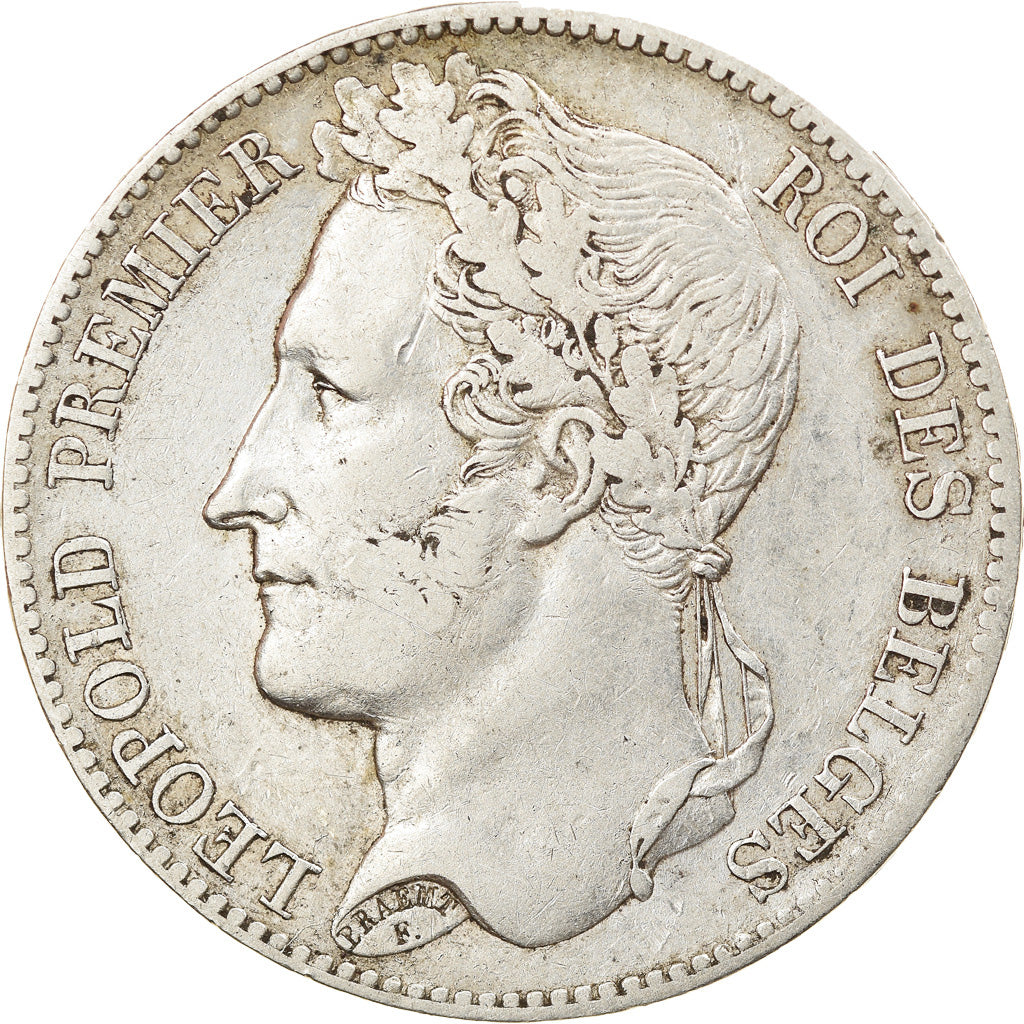 Coin, Belgium, Leopold I, 5 Francs, 5 Frank, 1848, EF(40-45), Silver, KM:3.2