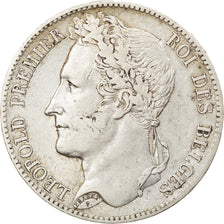 Coin, Belgium, Leopold I, 5 Francs, 5 Frank, 1848, EF(40-45), Silver, KM:3.2