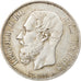 Moneta, Belgio, Leopold II, 5 Francs, 5 Frank, 1869, MB+, Argento, KM:24