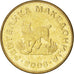 Münze, Mazedonien, 5 Denari, 2008, UNZ, Messing, KM:4