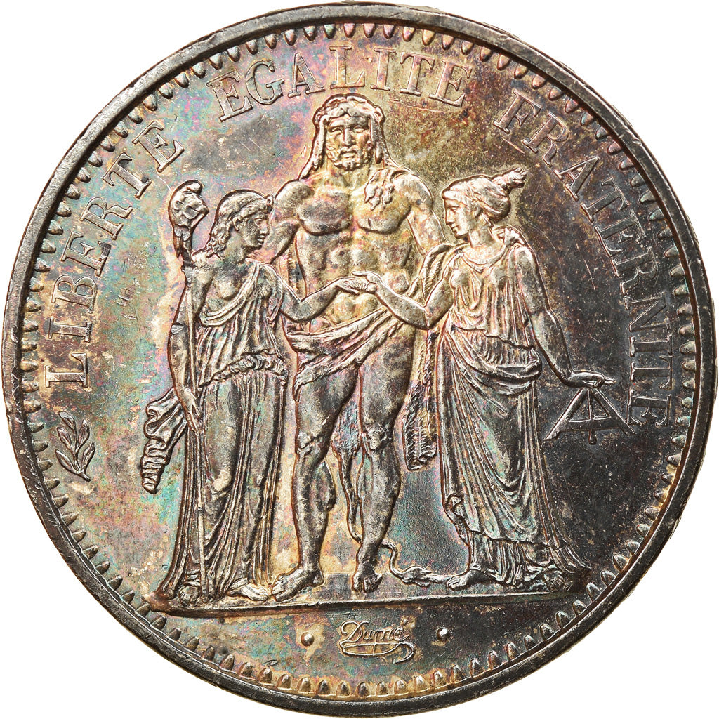 Moneta, Francja, Hercule, 10 Francs, 1965, Paris, AU(55-58), Srebro, KM:932