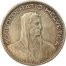 Coin, Switzerland, 5 Francs, 1923, Bern, EF(40-45), Silver, KM:37