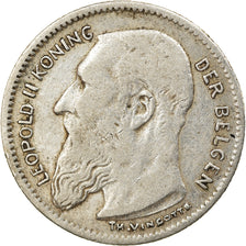 Coin, Belgium, 50 Centimes, 1909, EF(40-45), Silver, KM:61.1