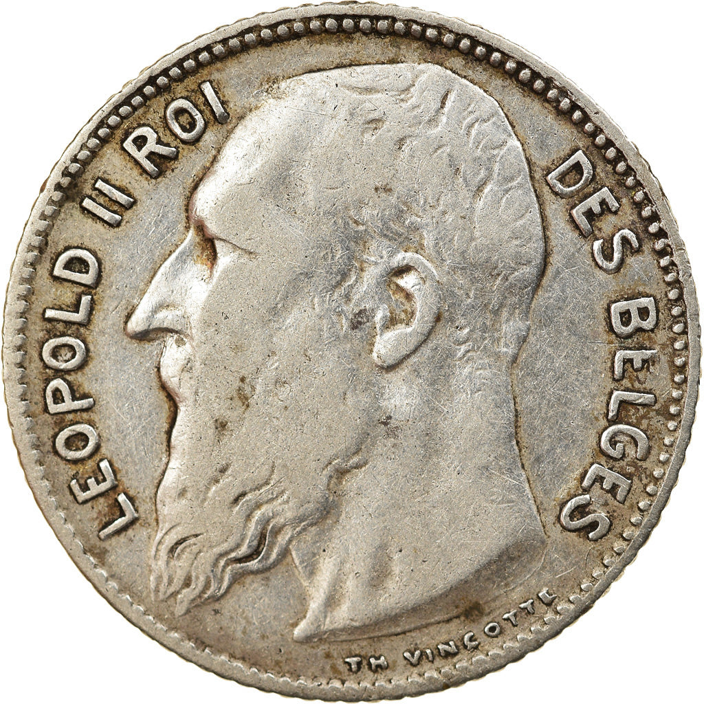 Coin, Belgium, Franc, 1909, EF(40-45), Silver, KM:57.1