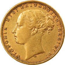 Coin, Australia, Victoria, Sovereign, 1876, EF(40-45), Gold, KM:13