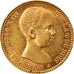 Moeda, Espanha, Alfonso XIII, 20 Pesetas, 1890, Madrid, AU(55-58), Dourado