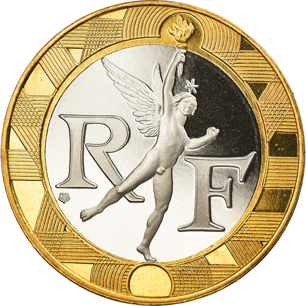 Coin, France, Génie, 10 Francs, 2001, Paris, Proof, MS(65-70), Bi-Metallic
