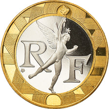 Coin, France, Génie, 10 Francs, 2001, Paris, Proof, MS(65-70), Bi-Metallic