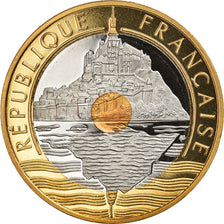 Coin, France, Mont Saint Michel, 20 Francs, 2001, Paris, Proof, MS(65-70)