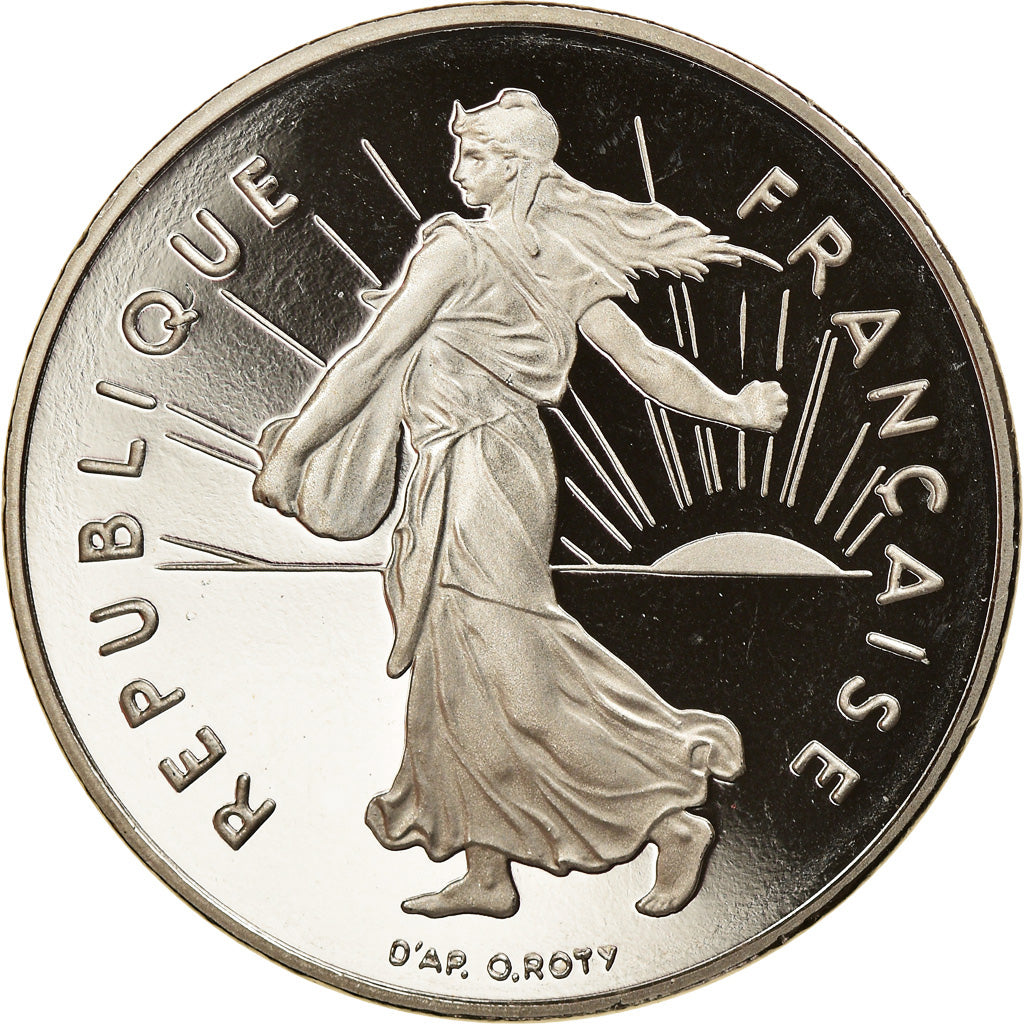 Moeda, França, Semeuse, Franc, 1999, Paris, Proof, MS(65-70), Níquel