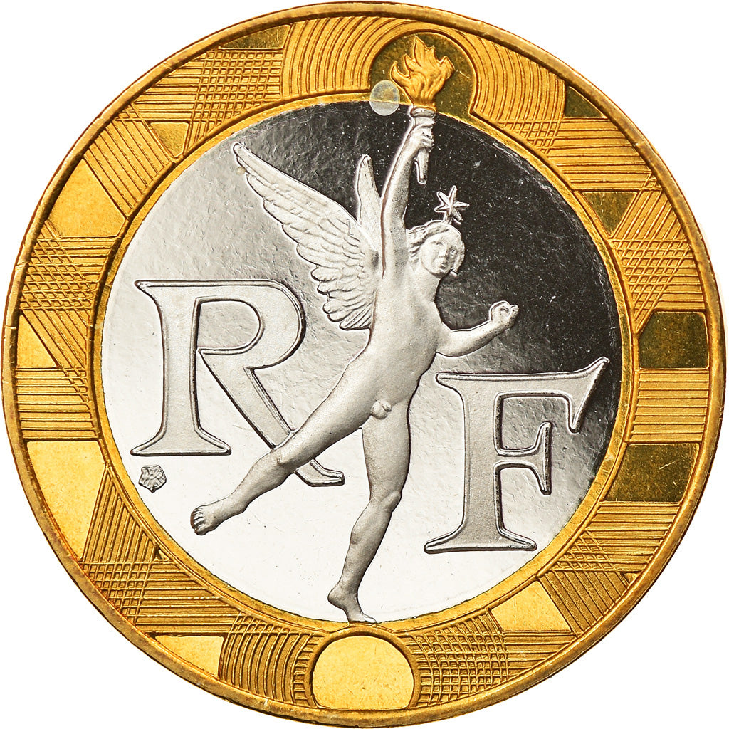 Münze, Frankreich, Génie, 10 Francs, 1999, Paris, Proof, STGL, Bi-Metallic