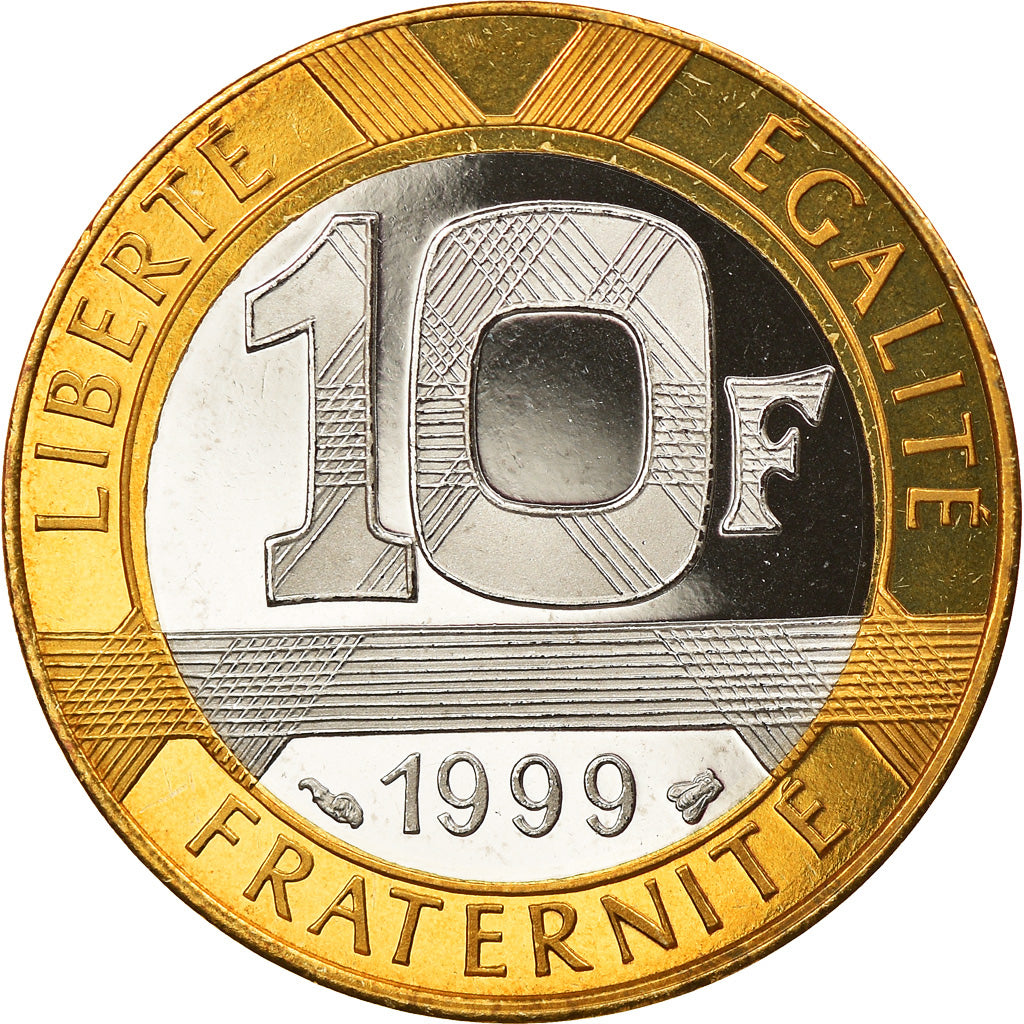 Münze, Frankreich, Génie, 10 Francs, 1999, Paris, Proof, STGL, Bi-Metallic