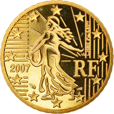 France, 50 Euro Cent, 2007, Paris, Proof, FDC, Laiton, Gadoury:6a., KM:1412