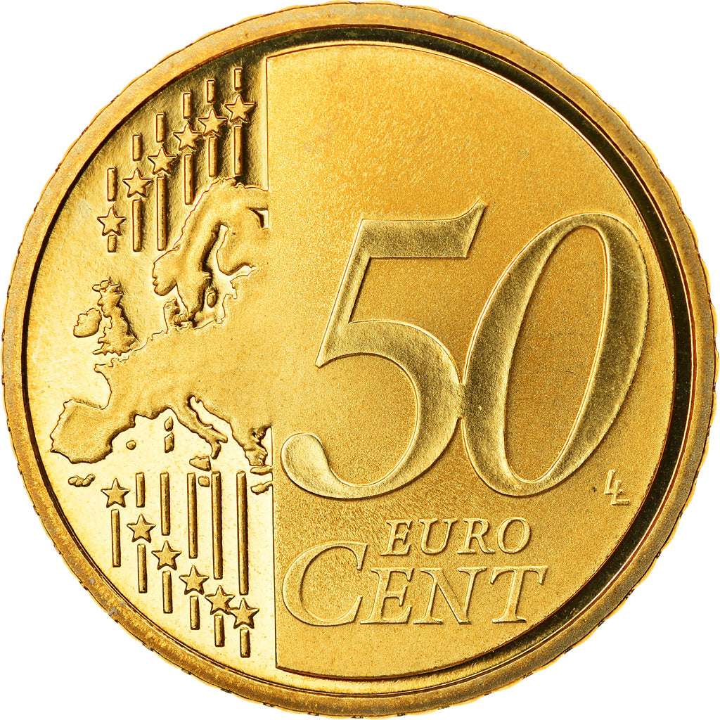 France, 50 Euro Cent, 2007, Paris, Proof, FDC, Laiton, Gadoury:6a., KM:1412