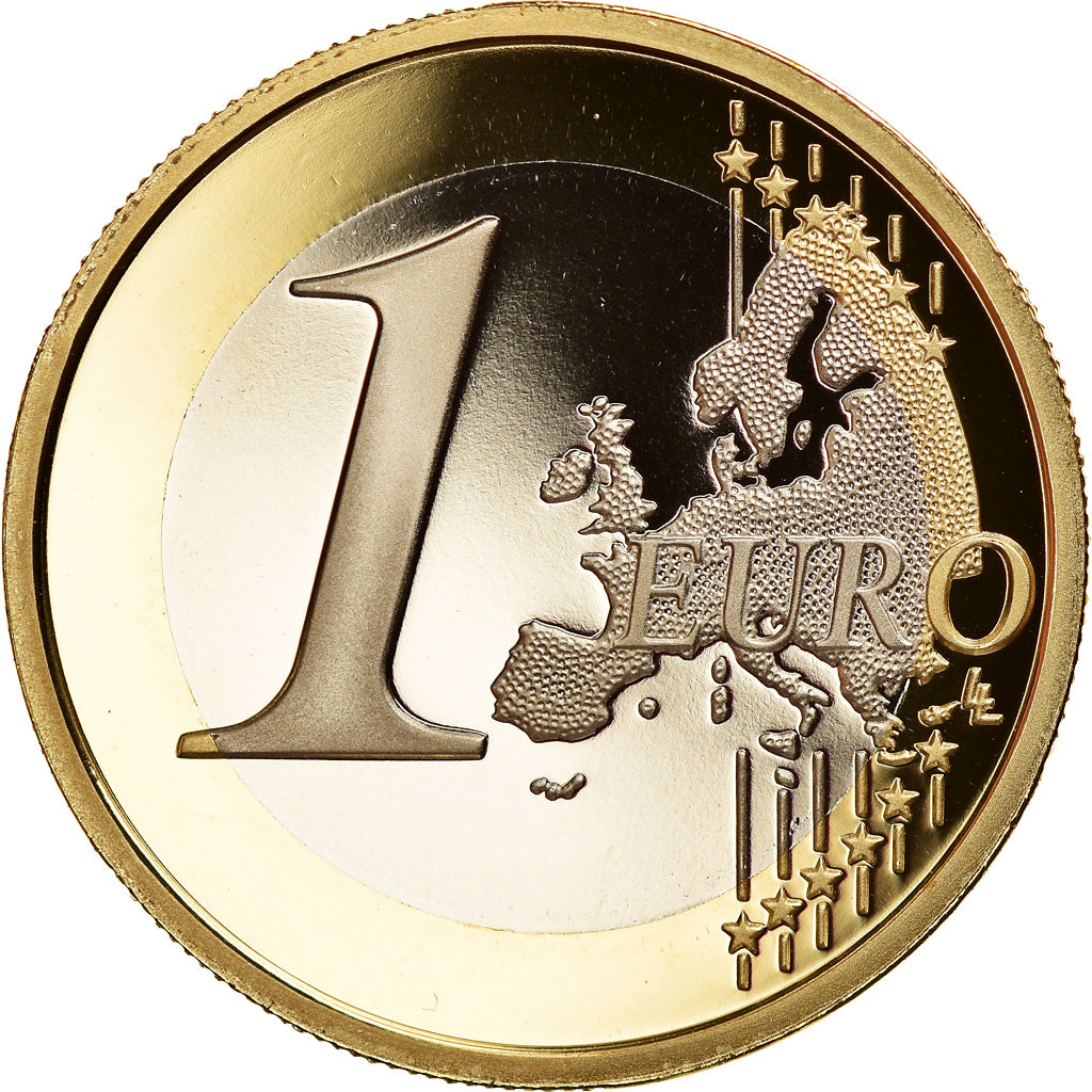 France, Euro, 2007, Paris, Proof, MS(65-70), Bi-Metallic, Gadoury:7a., KM:1413
