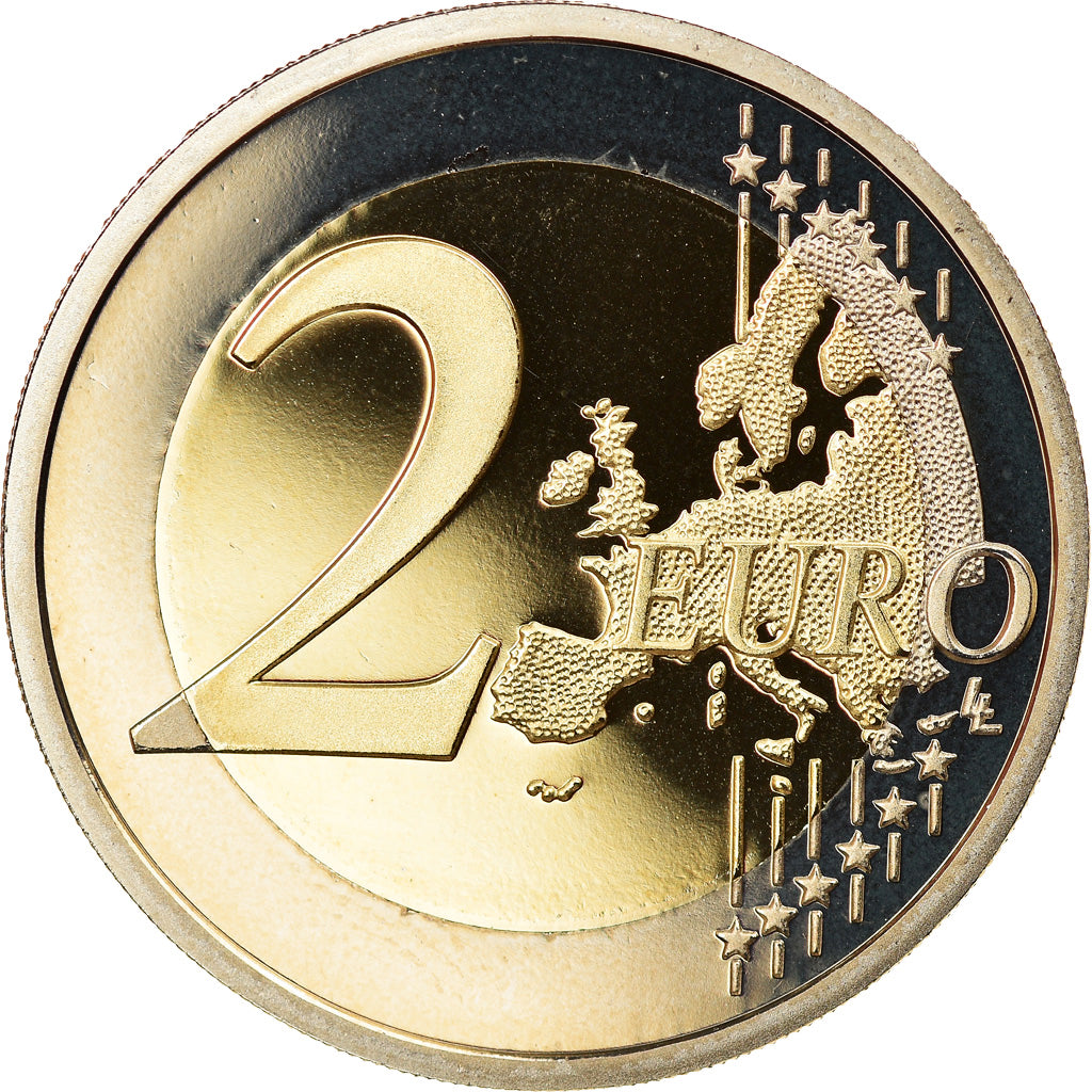 France, 2 Euro, 2007, Paris, Proof, MS(65-70), Bi-Metallic, Gadoury:8a., KM:1414