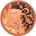 Francia, 2 Euro Cent, 2009, Paris, Proof, FDC, Cobre chapado en acero